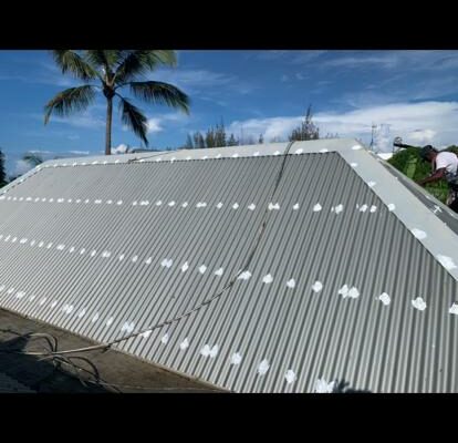 rénovation toiture nettoyage traitement de la rouille étanchéité Peinture thermique et Régulatrice de chaleur-15