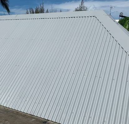 rénovation toiture nettoyage traitement de la rouille étanchéité Peinture thermique et Régulatrice de chaleur-17