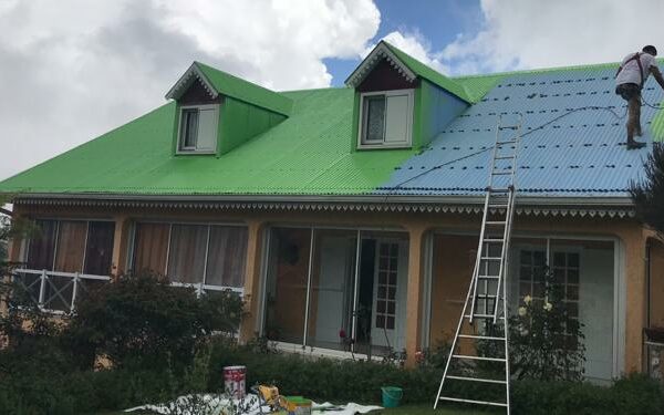 rénovation toiture nettoyage traitement de la rouille étanchéité Peinture thermique et Régulatrice de chaleur-23